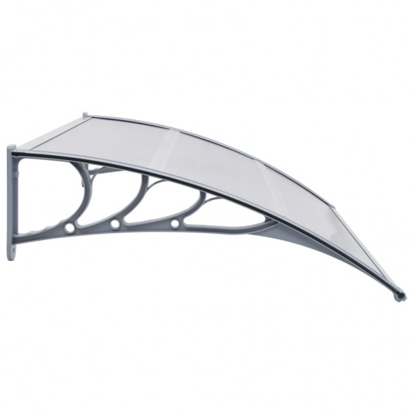 Toldo de porta 120x100 cm PC cinzento M 5