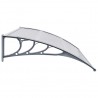 Marquesina para puerta PC 120x100 cm 5