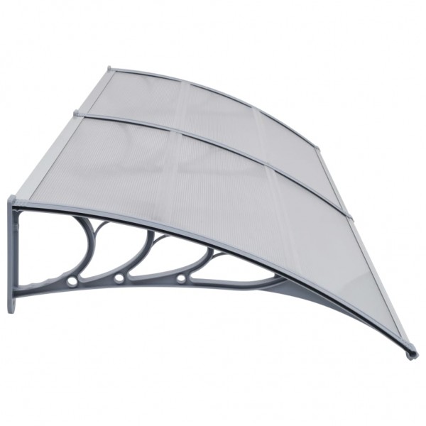 Toldo de porta 200x100 cm PC cinzento M 3