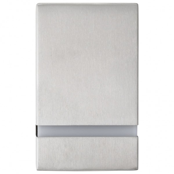 Lámparas de pared de exterior 2 uds 35 W plateado semicircular M 5