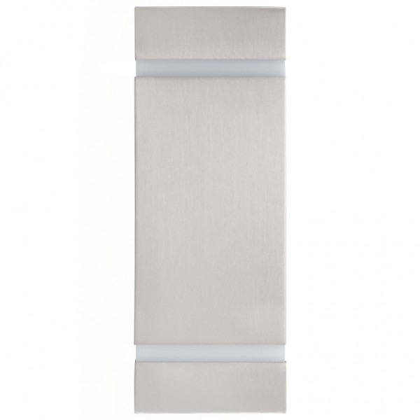 Lámparas de pared de exterior 2 uds 35 W plateado semicircular M 5