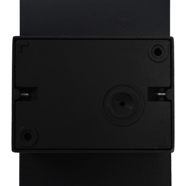 Lámpara LED de pared para jardín ovalada negra 9 W M 5