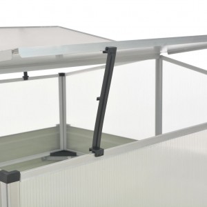 Estufa 100x100x85 cm aço galvanizado castanho H