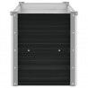 Canteiro elevado jardim aço galvanizado 160x40x45 cm antracite 5