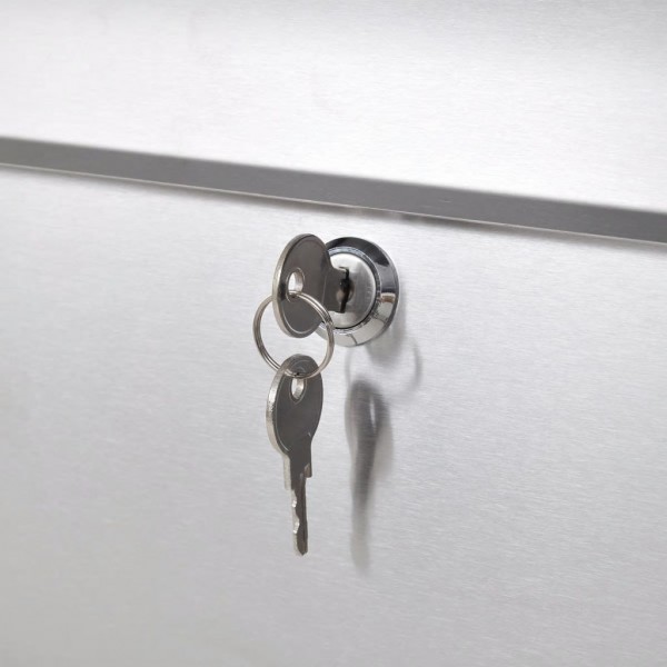 Caixa de correio em aço inoxidável M 2