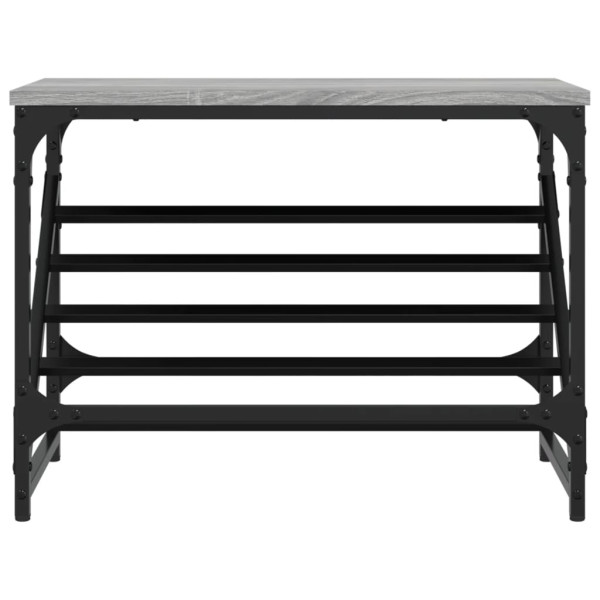 Sapateira 60x30x45 cm derivados de madeira cinzento sonoma M 4