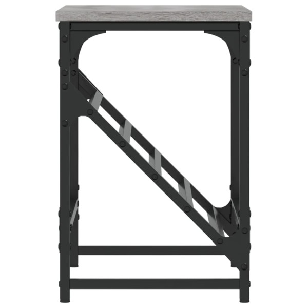 Mueble zapatero madera de ingeniería gris Sonoma 60x30x45 cm M 5