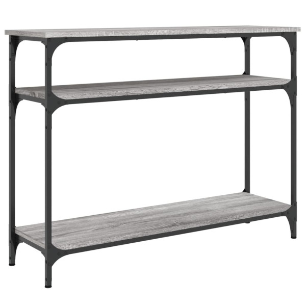 Mesa consola 100x29x75 cm derivados de madeira cinzento sonoma M 2