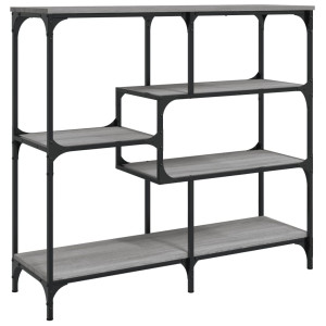 Mesa consola 103x32x95 cm derivados de madeira cinzento sonoma H