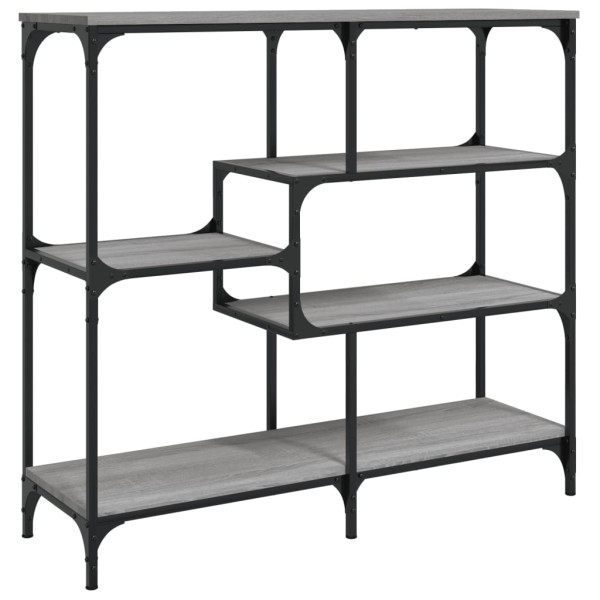 Mesa consola madera contrachapada gris Sonoma 103x32x95 cm M 2