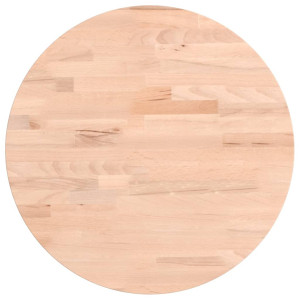 Tablero redondo de madera maciza de haya Ø40x2.5 cm H