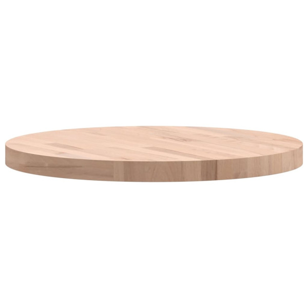 Tablero redondo de madera maciza de haya Ø60x4 cm M 5