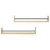 Estantes de pared con barras 2 uds roble Sonoma 80x16x14 cm 4