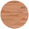 Tablero redondo de madera maciza de haya Ø40x1.5 cm 2