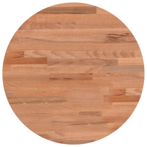Tablero redondo de madera maciza de haya Ø40x4 cm H