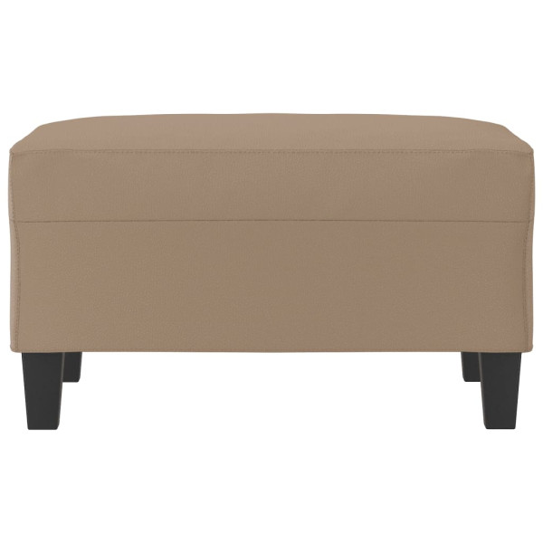 Apoio de pés 70x55x41 cm couro artificial cappuccino M 3