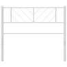 Cabeceira de cama 75 cm metal branco 3