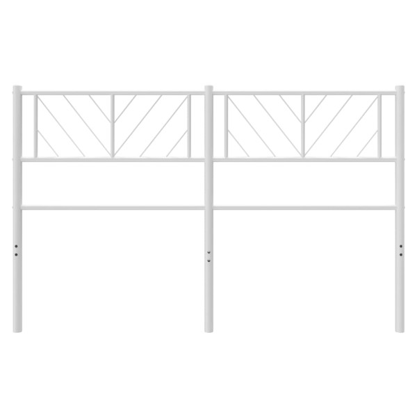 Cabeceira de cama 140 cm metal branco M 3