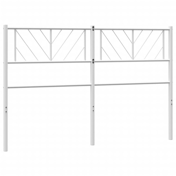 Cabeceira de cama 140 cm metal branco M 5