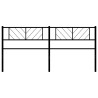 Cabecero de metal negro 193 cm 3