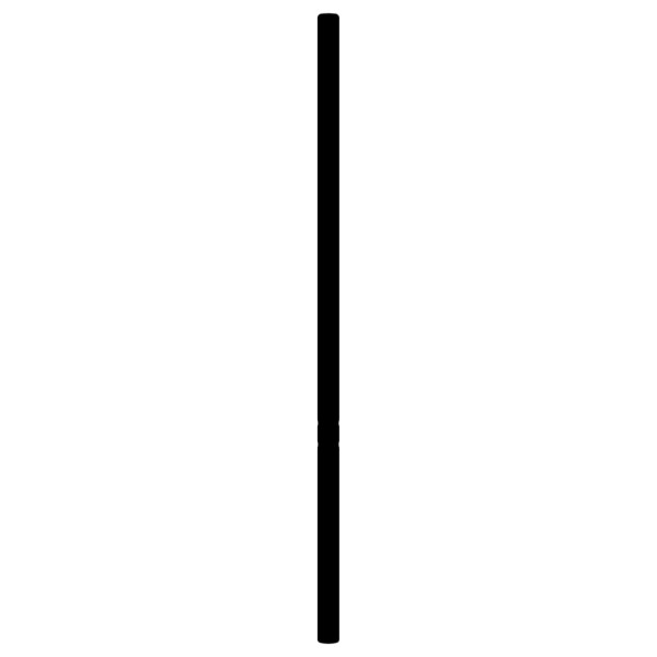 Cabecero de metal negro 193 cm M 4