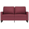 Sofá de 2 lugares tecido 120 cm vermelho tinto 3