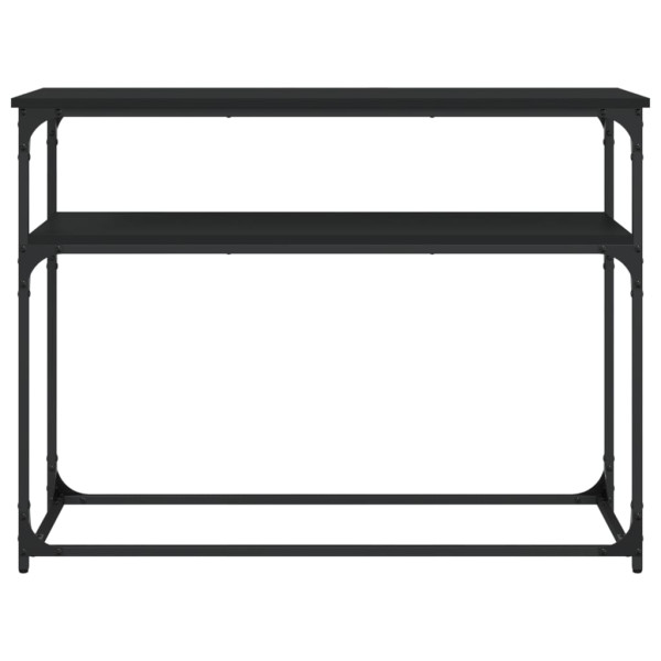 Mesa consola 100x35.5x75 cm derivados de madeira preto M 4