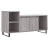Mueble de TV madera contrachapada gris Sonoma 100x35x55 cm 2