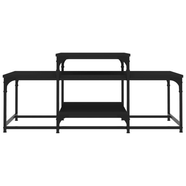 Mesa de centro 102x60x45 cm derivados de madeira preto M 4