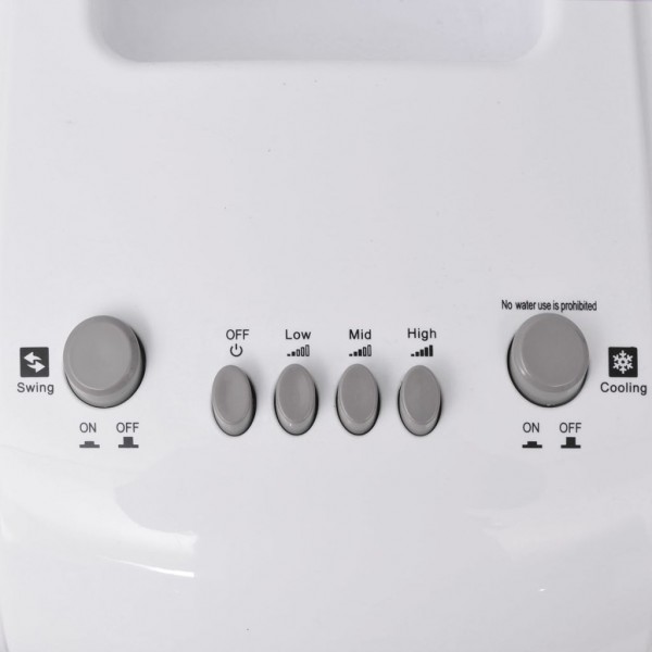 Enfriador de aire portátil 80 W 4 L 270 m³/h 25x26x56 cm M 2