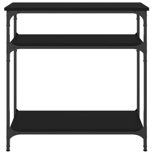 Mesa consola 75x29x75 cm derivados de madeira preto M 4