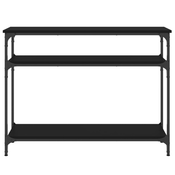 Mesa consola 100x29x75 cm derivados de madeira preto M 4