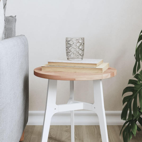 Tablero redondo de madera maciza de haya Ø30x1.5 cm D