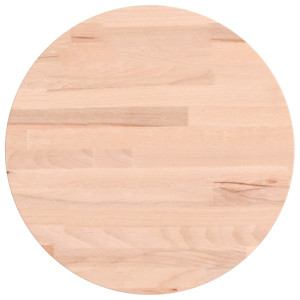 Tablero redondo de madera maciza de haya Ø30x1.5 cm H