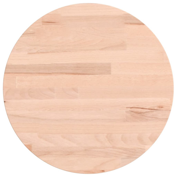 Tablero redondo de madera maciza de haya Ø30x1.5 cm M 2