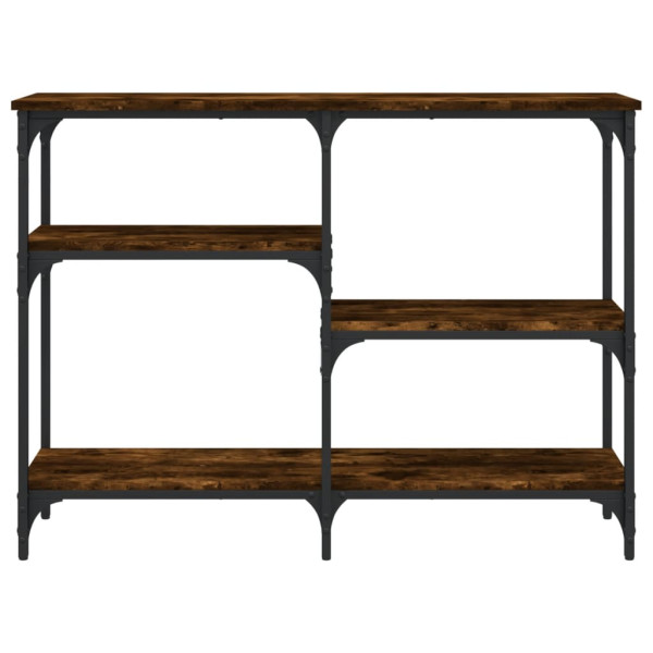 Mesa consola 102x29x75 cm derivados de madeira carvalho fumado M 4