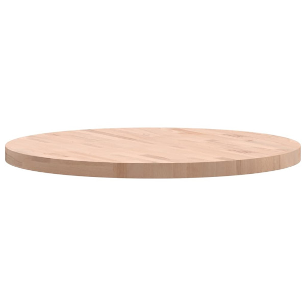 Tablero redondo de madera maciza de haya Ø80x4 cm M 5