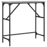 Mesa consola madeira de engenharia cinza Sonoma 75x32x75 cm 2
