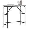 Mesa consola madera de ingeniería gris Sonoma 75x32x75 cm 3