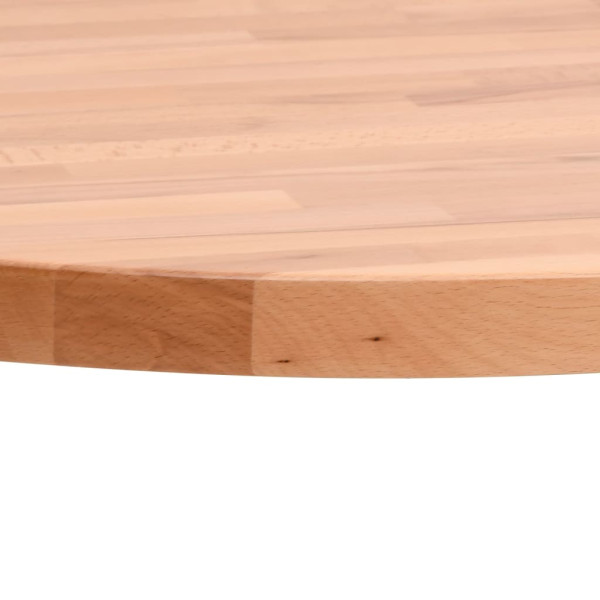 Tablero redondo de madera maciza de haya Ø90x1.5 cm M 3