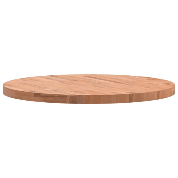 Tablero redondo de madera maciza de haya Ø80x4 cm M 5