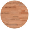 Tablero redondo de madera maciza de haya Ø30x1.5 cm 2