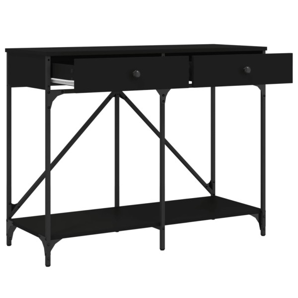 Mesa consola 100x39x78.5 cm derivados de madeira preto M 5