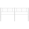 Cabecero de metal blanco 193 cm 3
