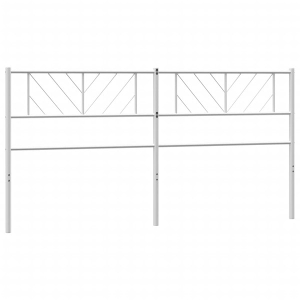 Cabeceira de cama 193 cm metal branco M 5