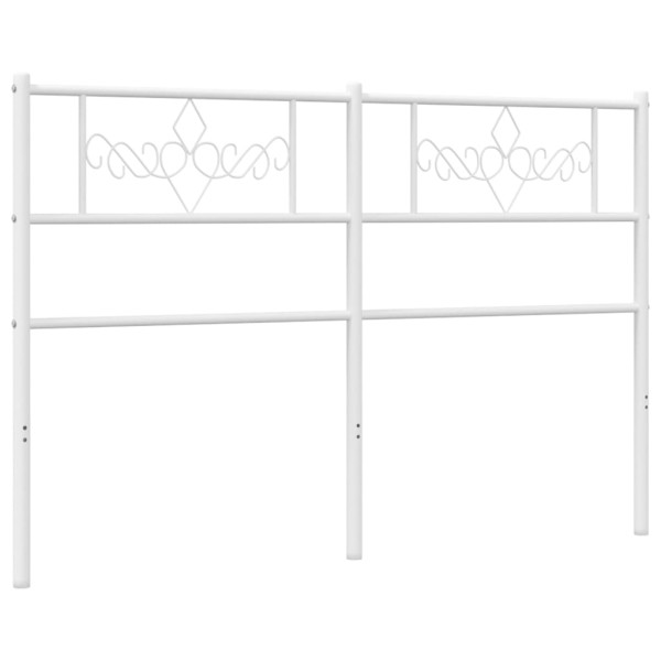 Cabeceira de cama 160 cm metal branco M 2