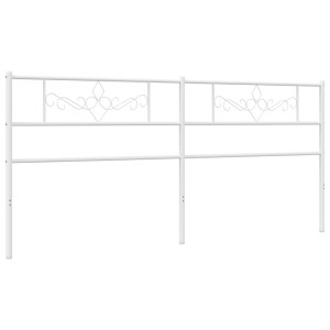 Cabeceira de cama 193 cm metal branco H