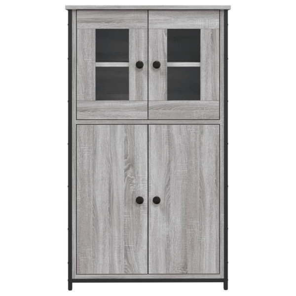 Decorador alto madeira de contraplacado cinza Sonoma 62x32x106.5 cm M 5