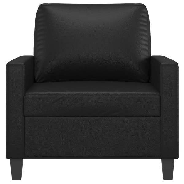 Sillón cuero sintético negro 60 cm M 3