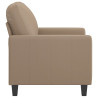 Sillón cuero sintético color capuchino 60 cm 4